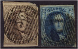 94 - Paire De Médaillons 10c + 20c. Au Moins 1 Des Timbres A Trois Belles Marges. - 1849-1865 Medaillen (Sonstige)