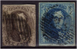 81 - Paire De Médaillons 10c + 20c. Au Moins 1 Des Timbres A Quatre Belles Marges. - 1849-1865 Médaillons (Autres)