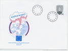 SLOVAKIA 1995 8 Sk Arms Envelope With Advertisement: European Culture Ministers Seminar - Sobres