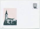 SLOVAKIA 1998 8 Sk Arms Envelope With Illustration:Centenary Of Church In Zohor - Briefe