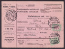 Finland Adresskort Packet Freight Bill Card HELSINKI 1927 To SALO (2 Scans) - Cartas & Documentos