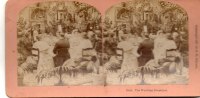 Photos Stéréoscopiques- PHOTO - The Wedding Breakfast  -année 1897 By B,W, Kilburn - Photos Stéréoscopiques