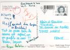 Beau  Timbre  / Carte , Postcard  Du  21 / 08 / 2009 Pour La France - Lettres & Documents