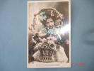 Bonnee 1912,fillettesous Panier Fleuri - Fête Des Mères