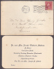 George Washington 2 Cent  - 1912 - Independence,  Kansas - With Invitation Card - Covers & Documents