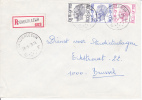 1584+1587+1647 Op Brief Aangetekend Met Stempel DENDERLEEUW - 1970-1980 Elström