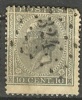 Belgique 17A  Obl.  L 324 St Hubert - 1865-1866 Linksprofil