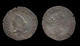 HENRI  III . 1/2 FRANC . - 1574-1589 Henry III