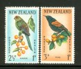 1962 Nuova Zelanda Uccelli Birds Vogel Oiseaux Set MNH**B252 - Nuevos