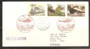 Japan 1979 Antarctic Mission Cover 1979 Helicopter And Base Cancellor - Omslagen