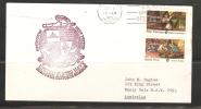 US Antarctic Mission 1975 Cover Deep Freeze Cachet And Cancellor Task Force 199 Cachet - Cartas & Documentos