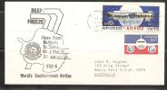 US Antarctic 1977 Cover McMurdo To Siple Deep Freeze Cachet - Storia Postale