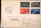 1947  Centenaire Des Chemins De Fer Suisses  Zum 277-280  FDC - FDC
