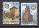 Y8710 - SAN MARINO Ss N°809/10 - SAINT-MARIN Yv N°764/65 - Used Stamps