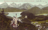 Kgl.Schloss Neuschwanstein Mit Blick Auf Hohenschwangau - Füssen