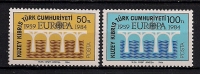 CYPRUS TURKEY EUROPA CEPT 1984 SET MNH - Unused Stamps