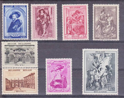 BELGIQUE - 1939 - YVERT N° 504/511 ** MNH - COTE = 140 EUROS - - Unused Stamps