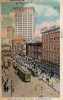 BALTIMORE Looking East Showing Gas Aod Electric Building Lexington St , Automobiles, Tramways - Baltimore