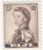 Queen Elizabeth II (after Annigoni) - Fiji (...-1970)