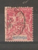 MARTINIQUE - 1892 TABLET ISSUE 50c RED On PINK USED   SG 43 - Gebruikt