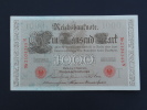 1910 A - Billet 1000 Mark - Allemagne - Série N : N° 2104348 N - (Banknote Deutschland Germany) - 1000 Mark