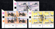 Msc046 South West Africa (Namibia) 1975, SG274-6, Historic Monuments, Cancelled Blocks Of 4 - Namibie (1990- ...)