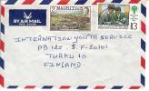 Lettre Mauritius Vers Finland - Mauricio (1968-...)