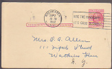 Postal Card - B. Franklin - Rochester N.Y. Hire The ... - 1941-60