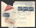 FRANCE 1947 N° Usages Courants Obl. S/lettre Entiére Rec. Contre Remboursement - 1945-54 Marianne De Gandon