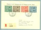 Liechtenstein 1953-08-04 R-FDC Pfadfinder Serie - Lettres & Documents
