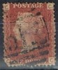 Sello 1 P. Gran Bretaña 1858, Plate 93, Letras CC, Grill 8, Yvert Num 26 º - Used Stamps