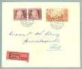 Liechtenstein 1942-06-05 Vaduz Express-Brief Nach Chur - Storia Postale