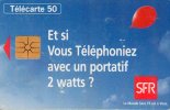TELECARTE F 590 A 970 SFR PORTABLE 2 W - 1989