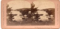 Photos Stéréoscopiques-PHOTO- The Skurusund Near Stockholm Sweden (Suéde)  -1900 The Great Western View Co. - Stereoscopic