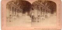 Photos Stéréoscopiques-PHOTO-  Gallery D´Apollon (side View) Au Louvre Paris France-1896 The Great Western View Co. - Stereoscopio