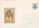 BEARS OURS HUNTING,1 ENTIER POSTAUX COVER STATIONERY 1978,UNUSED ROMANIA. - Bears