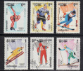 KAMPUCHEA-Timbres N° 449 à 454-oblitérés - Winter 1984: Sarajevo