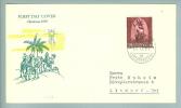 Liechtenstein 1957-12-24 Vaduz FDC Mit Zu#308 - Briefe U. Dokumente