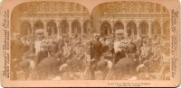 Photos Stéréoscopiques-PHOTO-189 4.In The Flower Market Brussels Belgium Marché De Fleurs Bruxelles Underwood Publishers - Stereoscopic