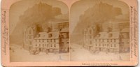 Photos Stéréoscopiques-PHOTO- 1896 -Edinburgh Castle From Grasmarket-  Edimbourg-Strohmeyer & Wyman -Underwood - Stereo-Photographie