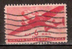 Timbre Etats-Unis Y&T Air Mail N° PA 26. Oblitéré. 6 Cents. Cote 0.15 € - 2a. 1941-1960 Oblitérés