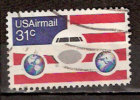 Timbre Etats-Unis Y&T Air Mail N° PA 84. Oblitéré. 31 Cents. Cote 0.30 € - 3a. 1961-… Gebraucht