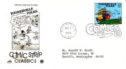 #3000g 32-cent Comic Strips, Toonerville Street Car Trolley 1 October 1995 ,First Day Cancel Postmark - 1991-2000