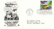 #3000h 32-cent Comic Strips, Gasoline Alley, 1 October 1995 ,First Day Cancel Postmark - 1991-2000