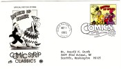 #3000d 32-cent Comic Strips, Bringing Up Father, 1 October 1995 ,First Day Cancel Postmark - 1991-2000