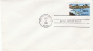 #C115 44-cent Trans-Pacific Air Mail Issue, San Francisco CA 15 February 1985, First Day Cancel Postmark - 1981-1990