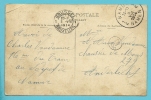 Kaart  Met Stempel NAMUR / NAMEN 5/08/1914 Naar BRUXELLES (Offensief W.O.I), Geschreven " 16° Du Train Au Depot De NANUR - Zone Non Occupée