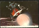 LUNAR MODULE Engine Ignites During Landing Mission To Soft Land On Moon Hollywood 1970 - Raumfahrt