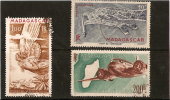 MADAGASCAR Poste Aérienne N 62/63/64a  Oblitéré - Luchtpost