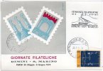 1974 San Marino -  Giornata Filatelica Cartolina Ufficiale - Covers & Documents